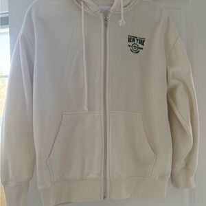 Sunday Cream Zip-Up Hoodie Jacket